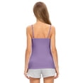 thumbnail image 4 of Women's Adjustable Spaghetti Strap Cami Tank Top Cropped Stretchy Basic Layering Casual Summer Daily Tops 2026, L, 4 of 6