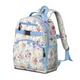 thumbnail image 2 of Pioneer Flower Floral Print Pattern Backpack for School,Cute School Bag,Schoolbag with Adjustable Shoulder Straps & Padded Back,15.25"x11.5"x5.25", 2 of 5