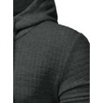 thumbnail image 4 of Wassery Men's Autumn Hoodie Pullover Long Sleeve Warm Sweatshirt Winter Casual Tops, 4 of 5