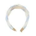thumbnail image 4 of Unique Bargains 1 Pc Lace Twist Braided Headbands Blue, 4 of 6