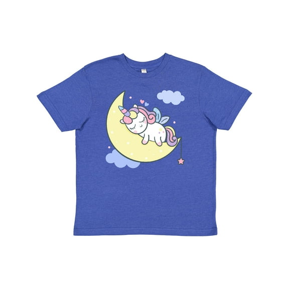 Inktastic Unicorn Moon Youth T-Shirt