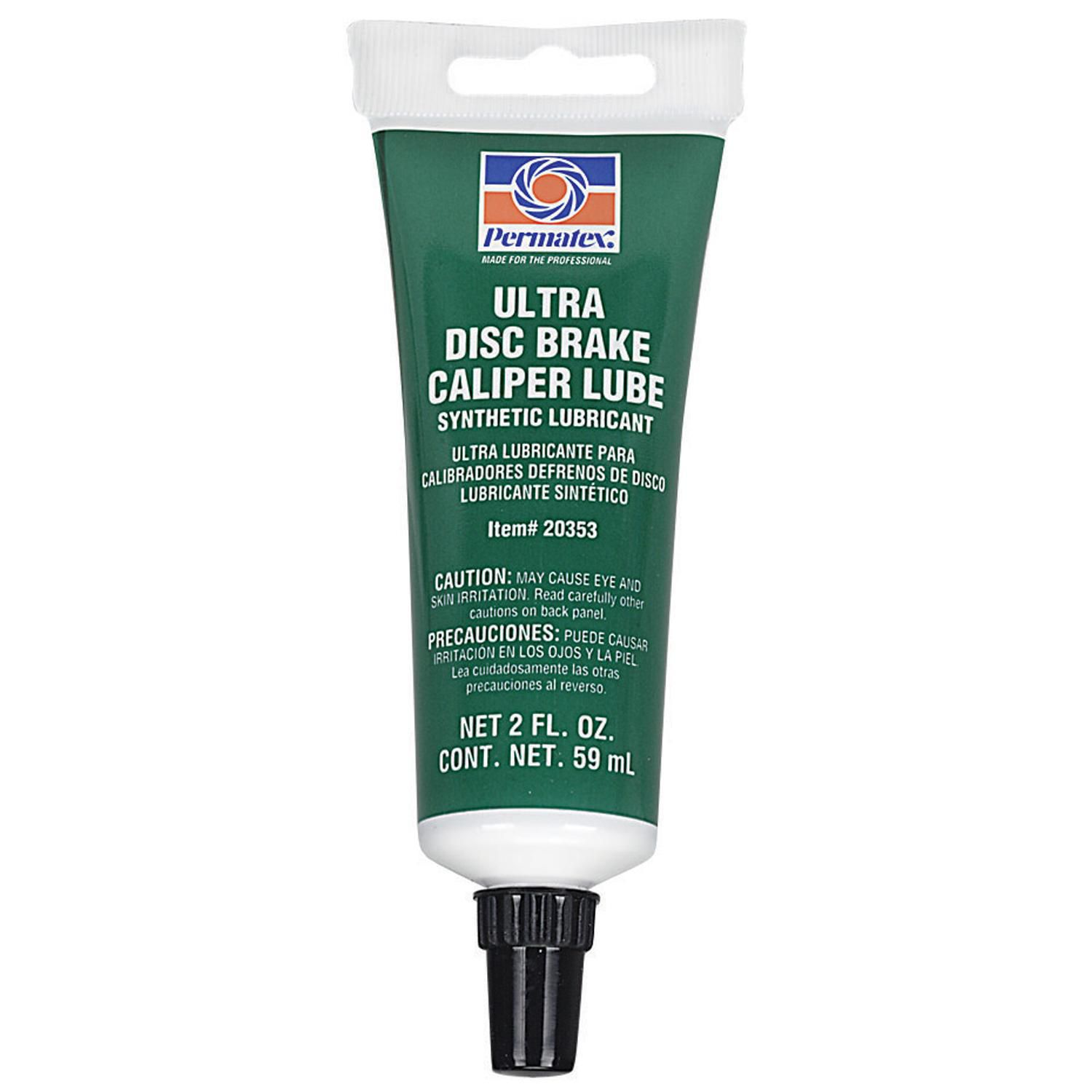 Permatex Ultra Disc Brake Caliper Lube Synthetic formula lubricates
