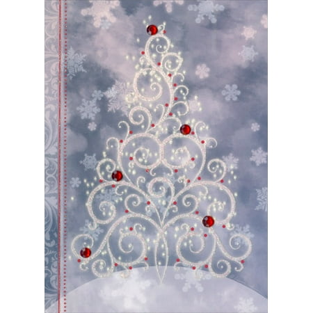 Sparkle Christmas Tree LPG Greetings Sparkling Christmas Tree Handcrafted Embellished Christmas Card ()