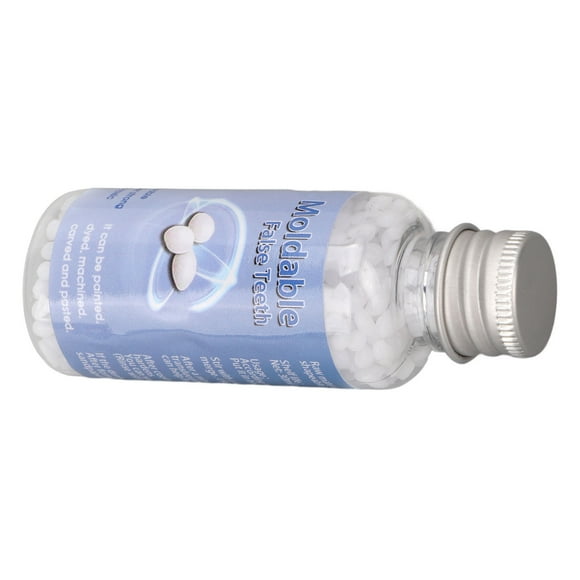 Kit de reparación de dientes temporal, cuentas de Ajuste Térmico de dientes seguros de bricolaje de 30 ml de 30 ml para el trabajo para la fiesta de vestuario