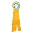 thumbnail image 2 of Colorfast Antiwear Class Trophy, Ribbon Badge, Any Celebration For Competition Winners Yellow, 2 of 8