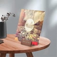 thumbnail image 4 of Wooden Vinyl Record Holder Display Stand - Tabletop Now Playing Album Cover Holder- Single CD Stand LP Display Shelf, 4 of 5