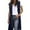 Navy, variant on Women's Spring Fall Fashion Casual Solid Color Long Sleeveless Open Front Vest Everyday Versatile Duster Cardigan Sweater Women Green,S