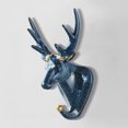 thumbnail image 3 of CSChome Animal Head Shape Wall Mounted Punch Free Non Slip Hook Multi Purpose Clothes Hat Towel and Key Hanger, 3 of 6