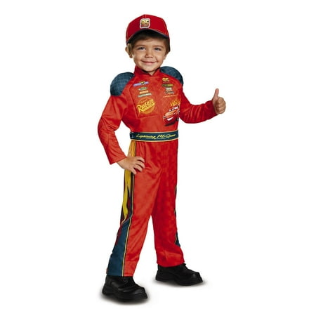 Boy's Lightning McQueen Classic Toddler Halloween Costume - Cars 3
