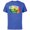 Royal Heather, variant on Marvel Avengers Vision Solar Gem Rainbow Comic Retro - Short Sleeve Cotton T-Shirt for Adults - Customized-Athletic Heather