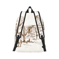 thumbnail image 3 of Balery Western Desert Cowboys Vintage Canvas Backpack for Men and Women - Large Capacity, Durable Travel Laptop Bag for School, Work, Hiking, and Outdoor Activities, 3 of 7