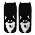 thumbnail image 1 of 1 Paire de Chaussettes Imprimées 3D Chiot Chaussettes Coupe Basse Style Imprimé Homme Femme Noël, 1 of 6