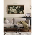 thumbnail image 3 of Drsoum 20x40in Natural Framed Vintage Landscape Large Canvas Wall Art Rose Flower Classic Wall Prints Modern Kitchen Bathroom Office Decor, 3 of 7