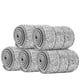 thumbnail image 1 of Almohadillas de limpieza de repuesto para trapeador de 32 x 10 cm, 5 cabezales de almohadillas para trapeador de piso, trapeador plano con relleno de microfibra, trapeador visible, almohadillas de te, 1 of 5