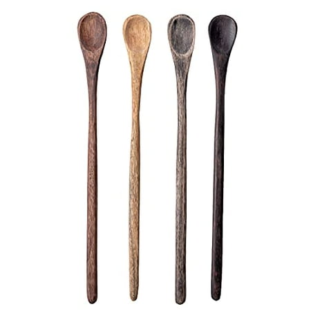 

Karma Gifts Set Long Handled Wood tasting Spoons One size Brown (Model: KA1716)