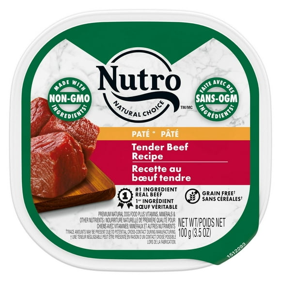 Nutro Grain Free Tender Beef Paté Adult Wet Dog Food