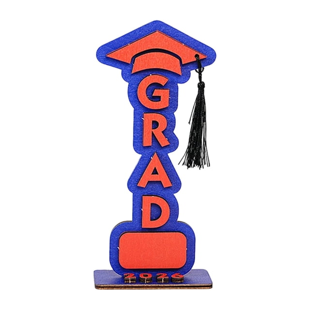 Graduation Decorations Wooden Desktop Graduation For The Class Of 2026 For 2026 Graduates For Graduation Parties.