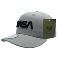 thumbnail image 5 of NASA Deluxe Caps, Worm, Navy, 5 of 7