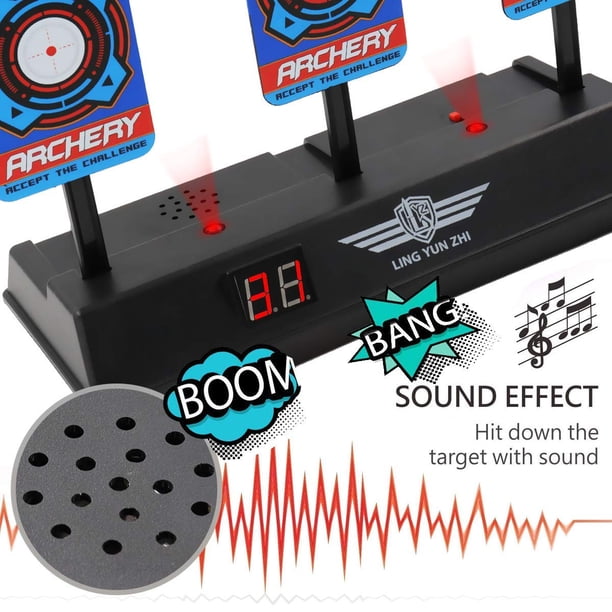 Cible Numérique Réinitialisation Automatique Jouet nerf cible électronique PR JEU fléchettes en mousse Series - Jeux - Jouets Cible Numérique Réinitialisation Automatique Jouet nerf cible électronique PR JEU fléchettes en mousse Series - Jeux - Jouets