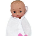 thumbnail image 4 of Baby's First Bathtime Baby Softina with White Bath Towel and Feel So Real Skin - Safe for Children 1 Year & Up, 4 of 11