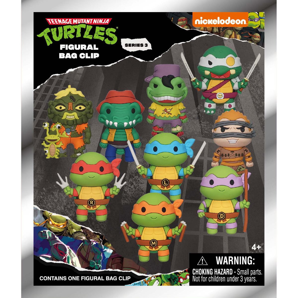 Monogram Retro Teenage Mutant Ninja Turtles Series 3 3D Foam Bag