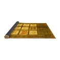 thumbnail image 2 of Ahgly Company Indoor Rectangle Oriental Yellow Modern Area Rugs, 7' x 9', 2 of 4