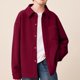thumbnail image 1 of Chaqueta y abrigo informal de manga larga sin capucha CUHK para niños, camisa de pana, chaqueta con capucha abotonada, chaqueta de moda, top deportivo informal, top de poliéster para niños, 1 of 6