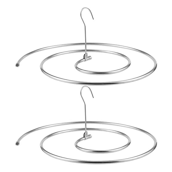Jinyuann 2-Pack Spiral Quilt Rack Blanket Hanger for Home Use, Quilt Drying and Storage Rack