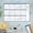 White, variant on Large Dry Erase Wall Calendar - 38" x 72" - Undated Blank Reusable Yearly Calendar - Giant Whiteboard Annual Poster - Laminated Office Jumbo 12 Month Calendar