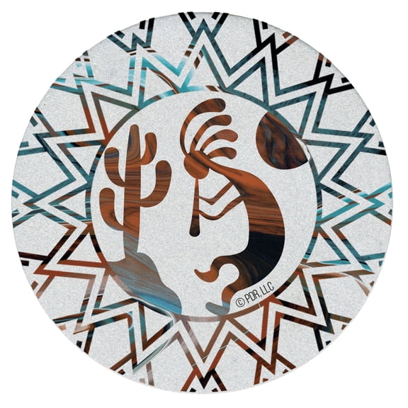 Thirstystone Fluid Kokopelli Single Round Sandstone Coaster