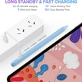thumbnail image 4 of Stylus Pen for Apple iPad 11th 10th Fast Charging 1st 2nd Generation Pencil with Palm Rejection Compatible with iPad 2018-2025, Blue, 4 of 6