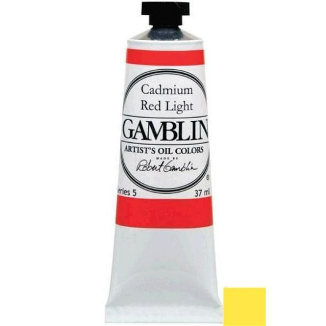 Gamblin G1170 37ml Artists Grade Oil Color - Cadmium Yellow Light