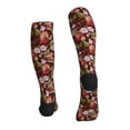 thumbnail image 4 of Compression Socks for Women and Men - Leaf And Fruit Compression Socks Circulation for Workout, 4 of 8