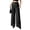 Black, variant on Wide Leg Work Pants for Woman Stretchy Office Slack Pants Pull on Business Trousers with Pockets Gray L