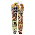 thumbnail image 3 of Women's Casual Pants Comfortable Sport Jogger with Floral Print Loose Fit for Everyday Wear, 3 of 3