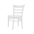 thumbnail image 6 of Linon Sloan Solid Wood Commercial Grade Set of Two Chairs in White, 6 of 15