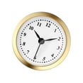 thumbnail image 1 of Round Desk Clock Insert Wall Desktop Clocks Clock Movement Bedroom Arabic Numeral, 1 of 9
