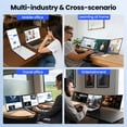 thumbnail image 5 of Tlscon 15.6”Laptop Screen Extender, 1080P IPS Triple Portable Extended Display, Laptop Monitor Extender for 13-17.3" , Plug & Play Compatible with Windows/Mac/Android, 5 of 12