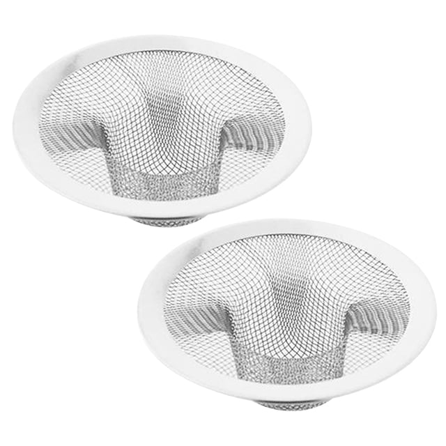 Filtro Drenaje para Baño Colador Malla Drenaje para Fregadero Acero Inoxidable (9cm) 2 Uds.