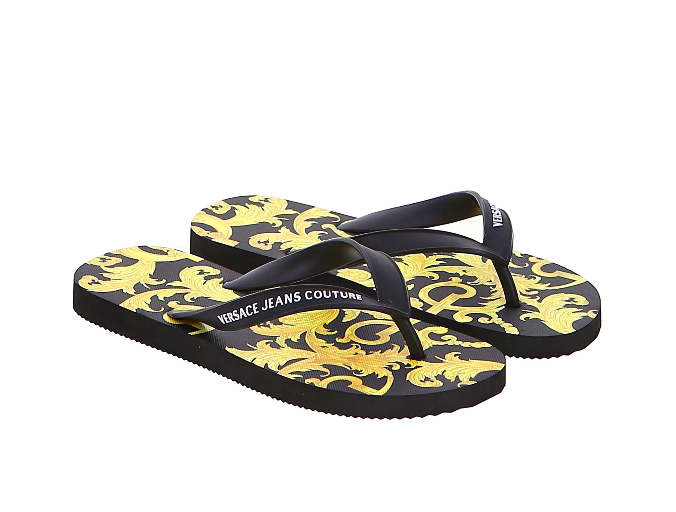 versace jeans flip flops