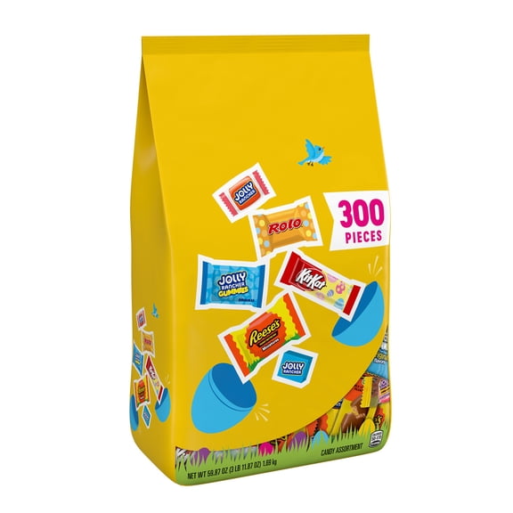 Hersheys Assorted Flavored, Easter Candy Bulk Bag, 59.87 oz (300 Pieces)