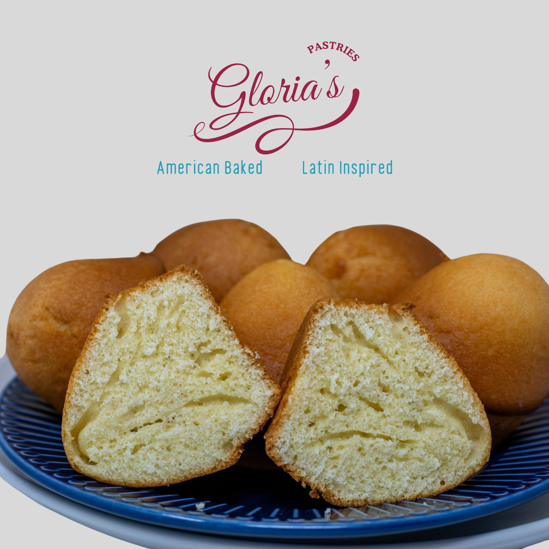 Gloria's Pastries El Original Panque, Pack of 6, Individually Wrapped - Latin-Inspired Muffins – Ready to Eat