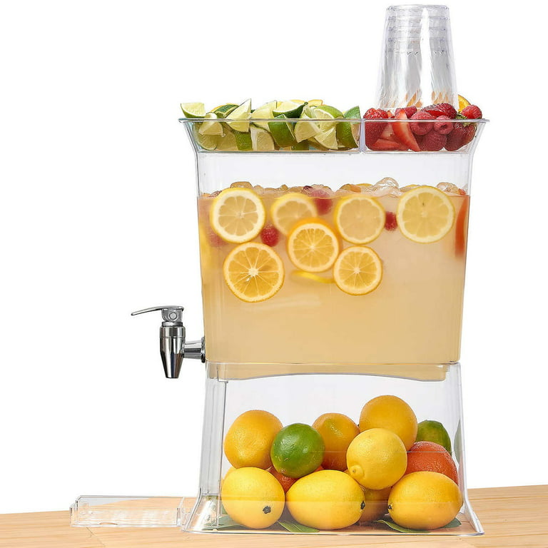 Glass Beverage Dispenser, 3 Gallon - A1 Party Rental