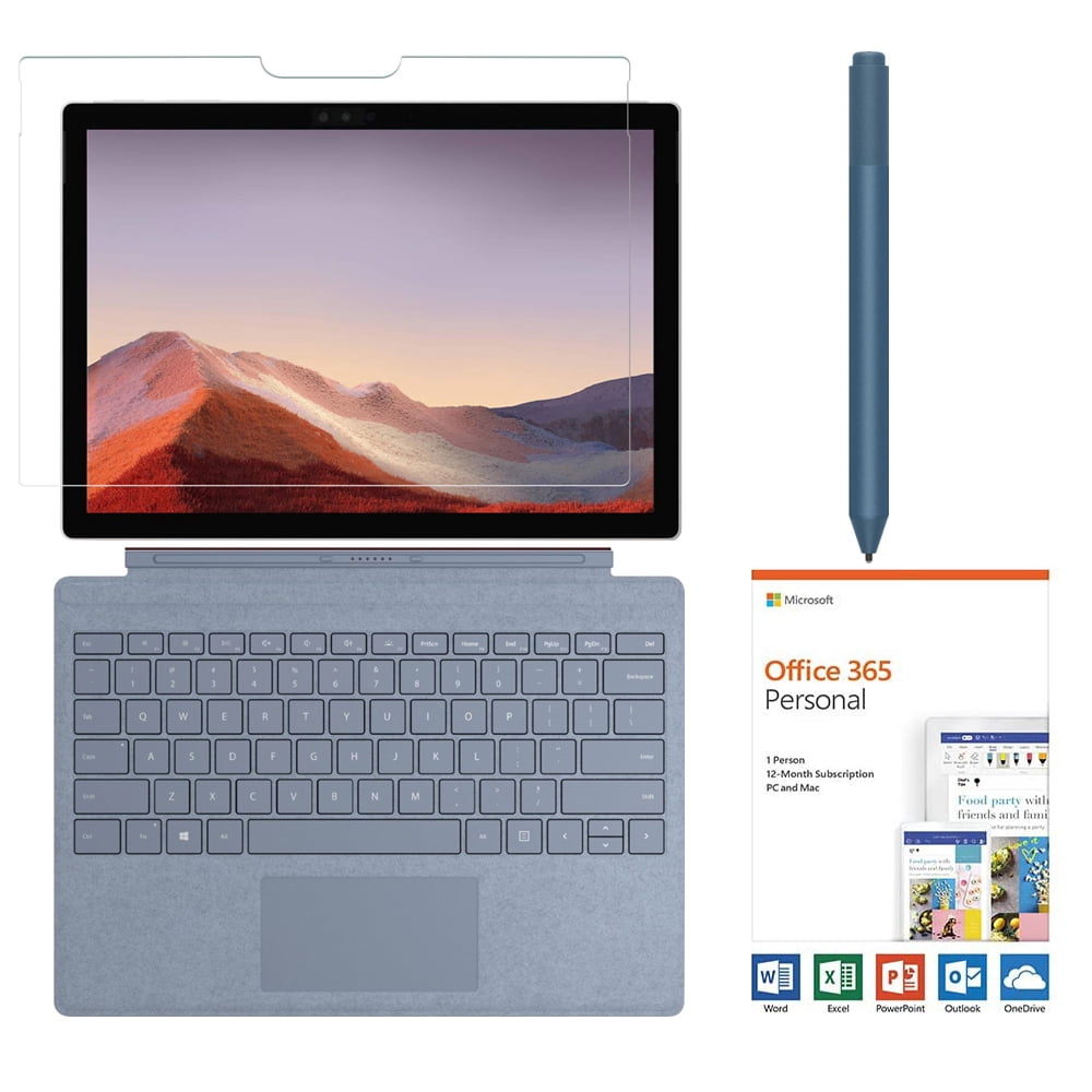 Microsoft Surface Pro 7 2 In 1 12 3 2736 X 14 Touchscreen Tablet Intel Core I5 8gb Ram 256gb Ssd Win 10 W Type Cover Surface Pen Office 365 Free Protector Ice Blue Walmart Com Walmart Com