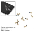 thumbnail image 3 of Tornillo inferior, juego de tornillos de 2000 piezas Tornillos inferiores de repuesto para reemplazo de tornillos inferiores de teléfono Eficiencia óptima para teléfono, 3 of 8
