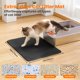thumbnail image 2 of Alfombrilla de arena para gatos Petinstinct, extra grande, 76 x 56 cm, color negro, 2 of 8