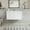 White, variant on Spaco 42" Floating Bathroom Vanity with Sink, Modern Wall-Mounted Bathroom Storage Vanity Cabinet with Resin Top Basin and Soft Close Drawers, Gray