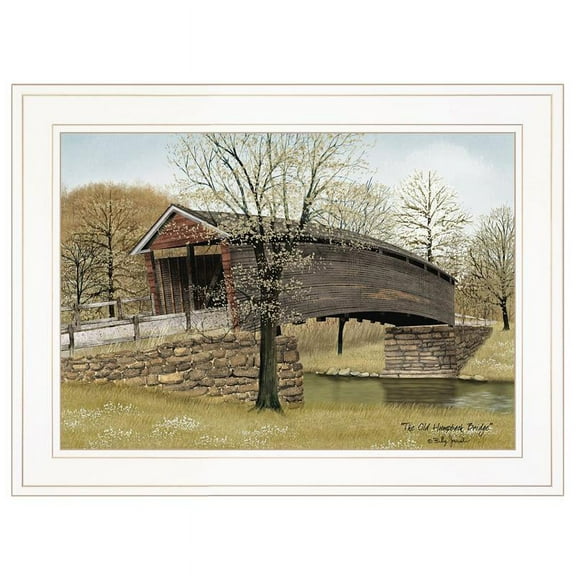 The Old Humpback Bridge by Billy Jacobs Printed Wall Art Wood Multi-Color