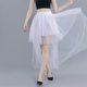 thumbnail image 3 of 2025 Falda sexy de malla negra para mujer: falda larga con volantes, cintura alta y espalda corta, talla única, 3 of 7