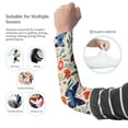 thumbnail image 3 of Watercolor Butterfly Protection Cooling Arm Sleeves For Men Women, Uv Compression Cooling Sleeve For Sports, 3 of 5